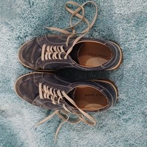 COLE HAAN Men's Blue Leather Sneakers size 9 M